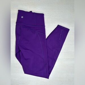 Athleta Ranier Tight, Size Small, Purple, EUC